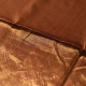 buy Handwoven Maheshwari Silk & Zari Saree ~ Brown