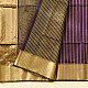 Handloom Maheshwari Silk Violet Saree
