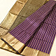 Handloom Maheshwari Silk Violet Saree
