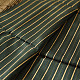 buy Handloom Maheshwari Silk Dark Green Saree ~ Zari Stripes