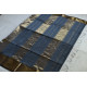 maheshwari handwoven silk blue grey saree with zari border