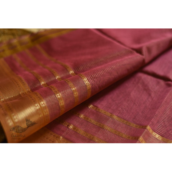 Handloom Maheshwari silk saree | Festive Look 