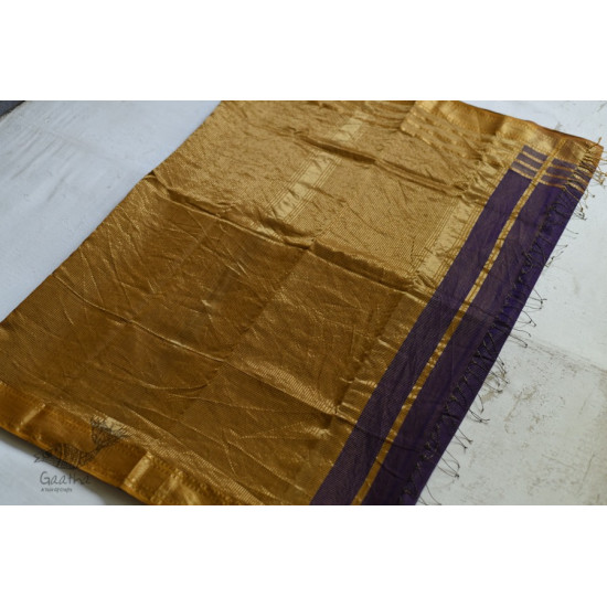 maheshwari handwoven silk violet color saree