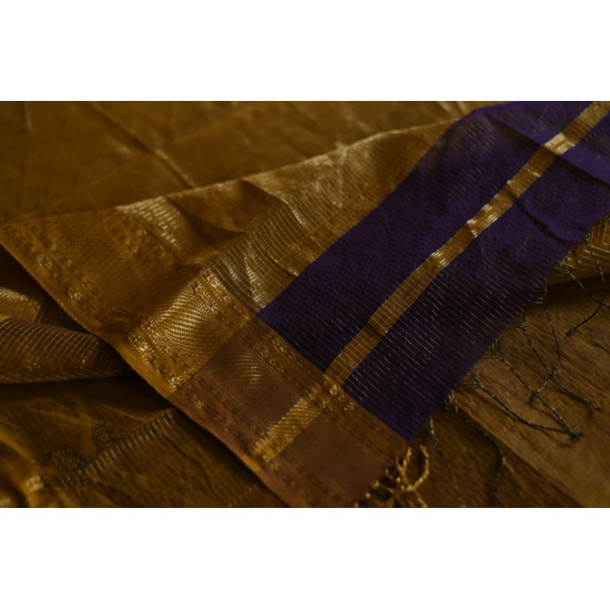 maheshwari handwoven silk violet color saree