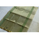 maheshwari handwoven silk light green saree with zari border