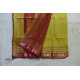 maheshwari handwoven silk saree with zari border