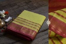 Maheshwari Silk Saree ~ 18