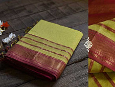 Maheshwari Silk Saree ~ 18