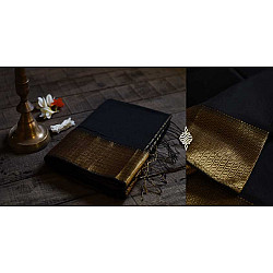 Maheshwari Silk Saree (Black) ~ 10