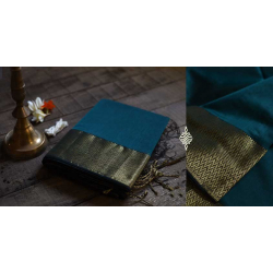 Maheshwari Silk Saree ( Bottle Green )~ 14