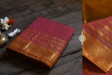 Maheshwari Silk Saree ~ 13