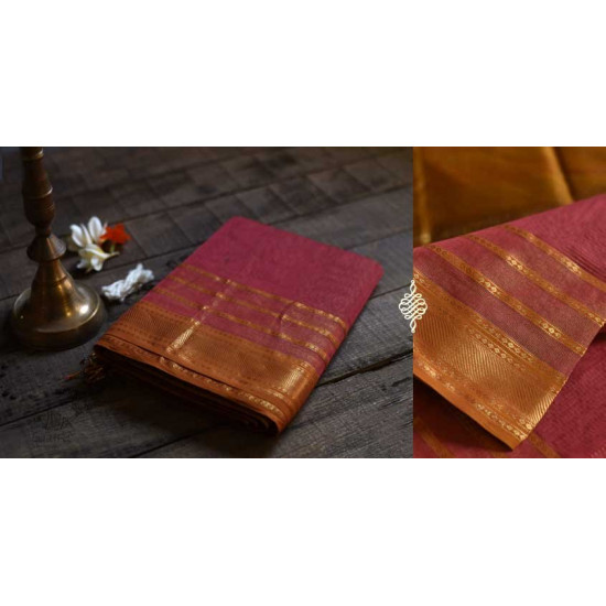 Handloom Maheshwari silk saree | Festive Look 