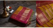 maheshwari handwoven silk saree with zari border