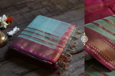 Maheshwari Silk Saree ~ 16