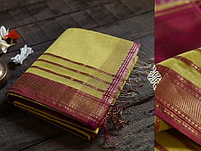 Maheshwari Silk Saree ~ 5
