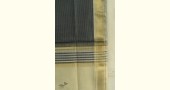 shop Off Whitr & Black handwoven maheshwari silk material - dress and dupatta set fabric