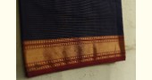 shop blue handwoven maheshwari silk material - dress and dupatta set fabric