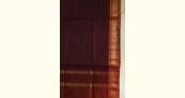 shop brown handwoven maheshwari silk material - dress and dupatta set fabric
