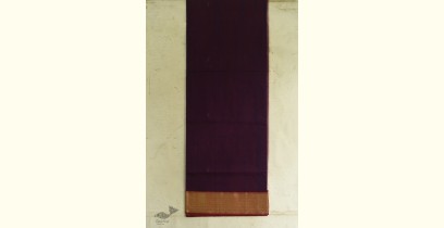 Shyamali ❢ Maheshwari Silk Dress Material With Dupatta - Purple & Grey