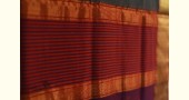 shop Purple & Grey handwoven maheshwari silk material - dress and dupatta set fabric