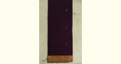 shop Brick Red & Purple handwoven maheshwari silk material - dress and dupatta set fabric
