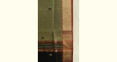 shop Pistachio green & Black handwoven maheshwari silk material - dress and dupatta set fabric