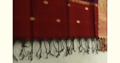 shop Blue & Red handwoven maheshwari silk material - dress and dupatta set fabric