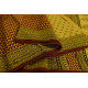 Hand Block Bagh Printed Pure Cotton saree  in Lemon Yellow Colour