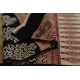 Hand Block Bagh Printed Pure Cotton Black saree