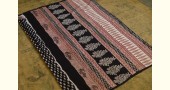 Hand Block Bagh Printed Pure Cotton Black saree