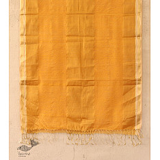 सुगंधिका ✻ Maheshwari ✻ Zari Border stole - Yellow ✻ C 4