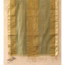 सुगंधिका ✻ Maheshwari ✻ Zari Border stole - Light Green ✻ C 5