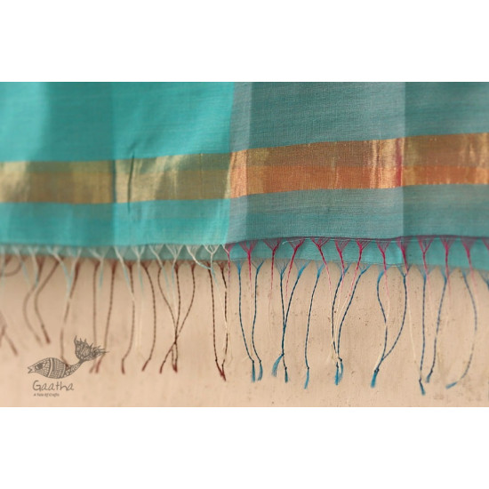 सुगंधिका ✻ Maheshwari ✻ Zari Border Stole ✻ G 12