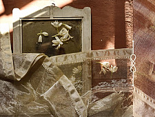 सुगंधिका ✻ Maheshwari ✻ Silver Zari Stole ✻ A 1