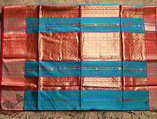 Ojovati ❢ Maheshwari ❢ Cotton Silk Saree with Zari Border ❢ 1