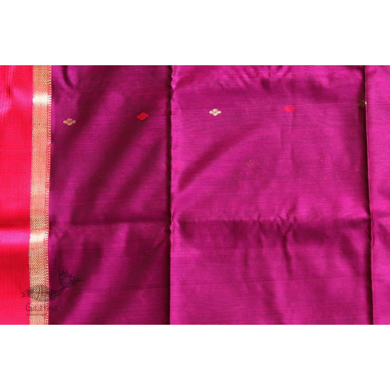 Ojovati ❢ Maheshwari ❢ Cotton Silk Saree with Zari Border ❢ 10