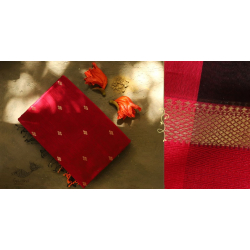 Ojovati ❢ Maheshwari ❢ Cotton Silk Saree with Zari Border ❢ 15