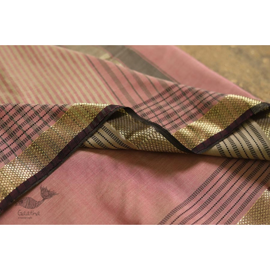 Ojovati ❢ Maheshwari ❢ Cotton Saree with Zari Border ❢ 23