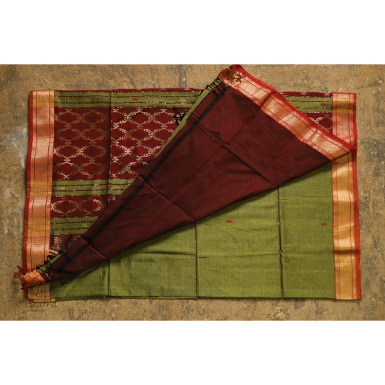 Ojovati ❢ Maheshwari ❢ Cotton Saree with Zari Border ❢ 24