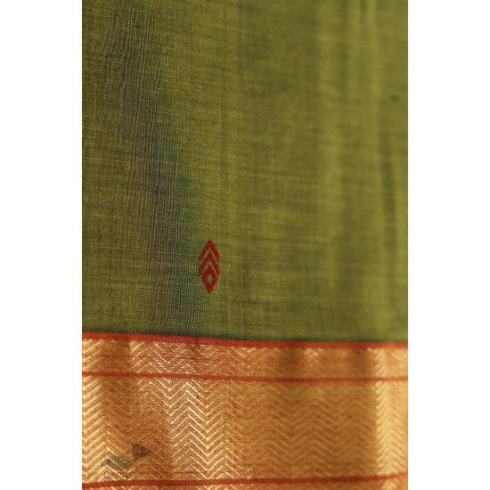 Ojovati ❢ Maheshwari ❢ Cotton Saree with Zari Border ❢ 24