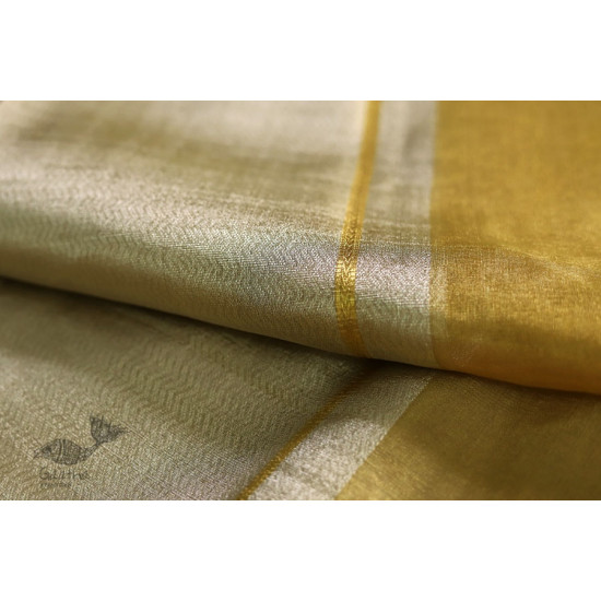 Ojovati ❢  Maheshwari ❢ Full Tussar Saree with Silver & Golden Weaving ❢ 26