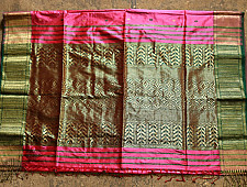 Ojovati ❢  Maheshwari ❢ Pure Silk Saree with Zari Border ❢ 3