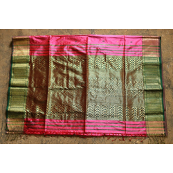 Ojovati ❢  Maheshwari ❢ Pure Silk Saree with Zari Border ❢ 3