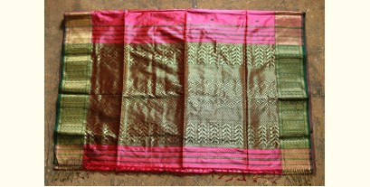 Ojovati ❢  Maheshwari ❢ Pure Silk Saree with Zari Border ❢ 3