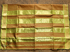 Ojovati ❢  Maheshwari ❢ Tussar Checks Saree with Zari Border ❢ 4