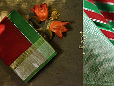 Ojovati ❢ Maheshwari ❢ Cotton Silk Saree with Zari Border ❢ 7