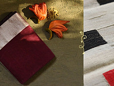 Ojovati ❢ Maheshwari ❢ Cotton Silk Saree with Zari Border ❢ 12