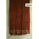 shop chanderi batik block printed dress Brown material