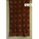 shop chanderi batik block printed dress Brown material