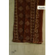 shop chanderi batik block printed dress Brown material